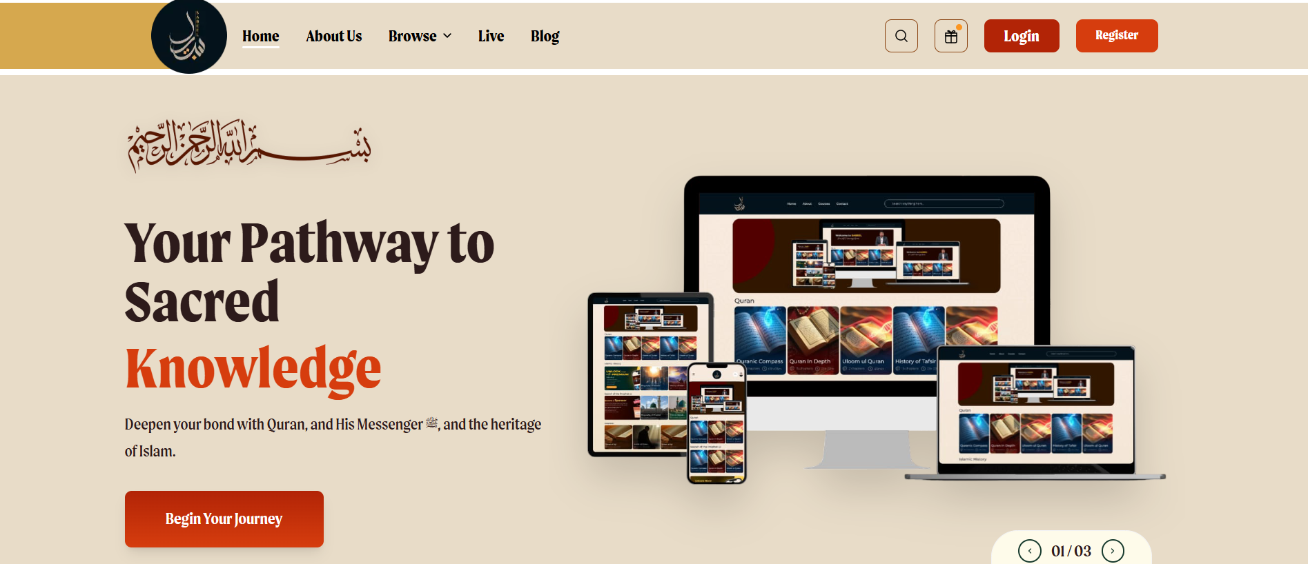 LMS Learning Management System - User Portal
